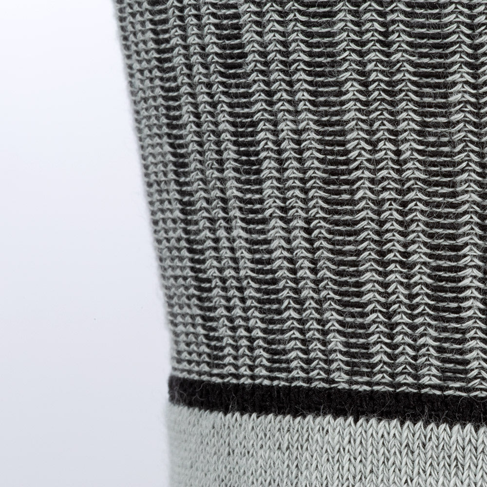 A close-up of a Bauerfeind Medical Compression knee-high cotton air socks, shown against a plain white background.