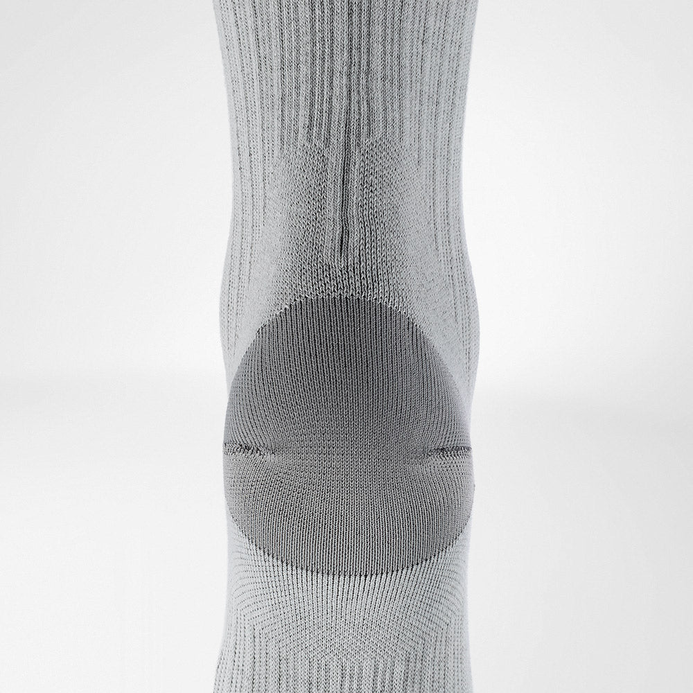 A close-up of a Bauerfeind Medical Compression knee-high cotton air socks, shown against a plain white background.